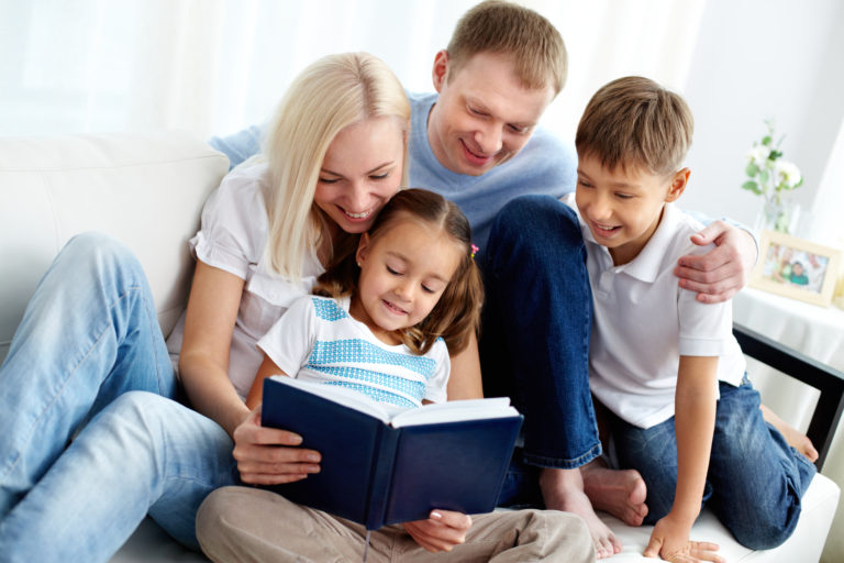 family reading